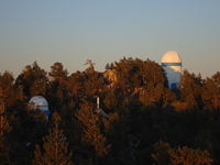 Domes of the 0.84 and 2.0m telescopes at the SPM