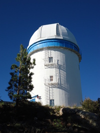 Dome of the 2.0m telescope at SPM