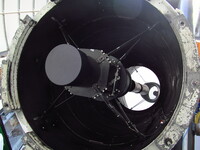 The 0.84m telescope's mirror at SPM